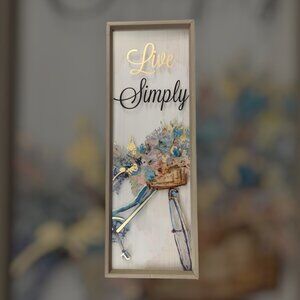 Framed Bicycle Wall Art New Old Classic look